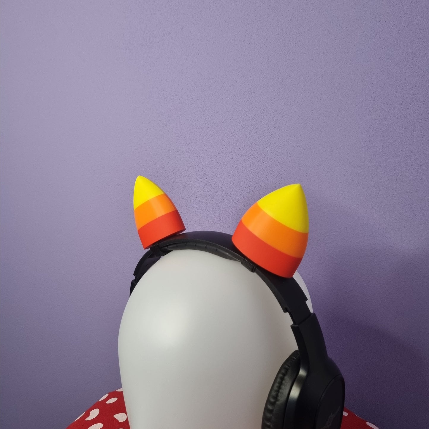 Headset accessory: Cosplay "cat ears" troll horns