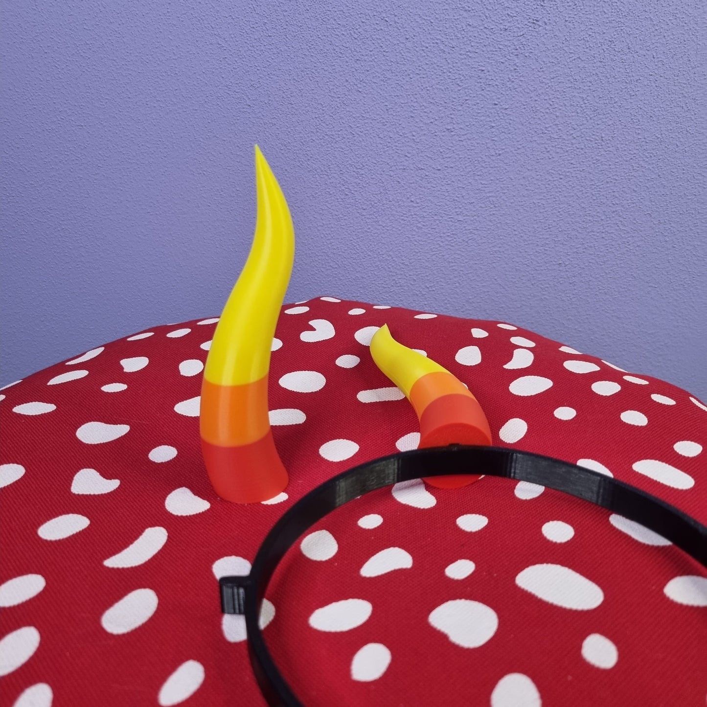 Cosplay capricorn troll horns