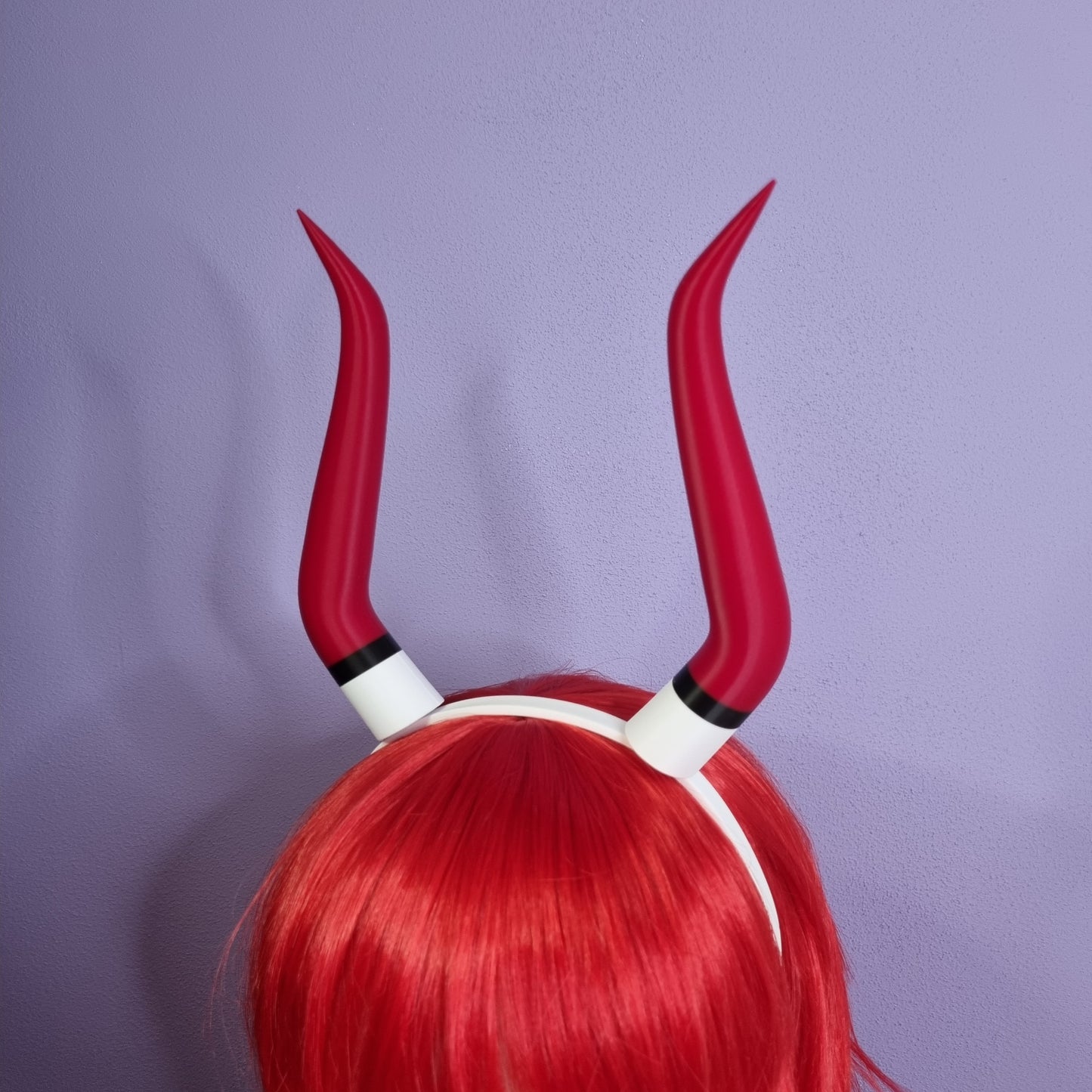 Lucifer cosplay horns with a headband, 3d printed