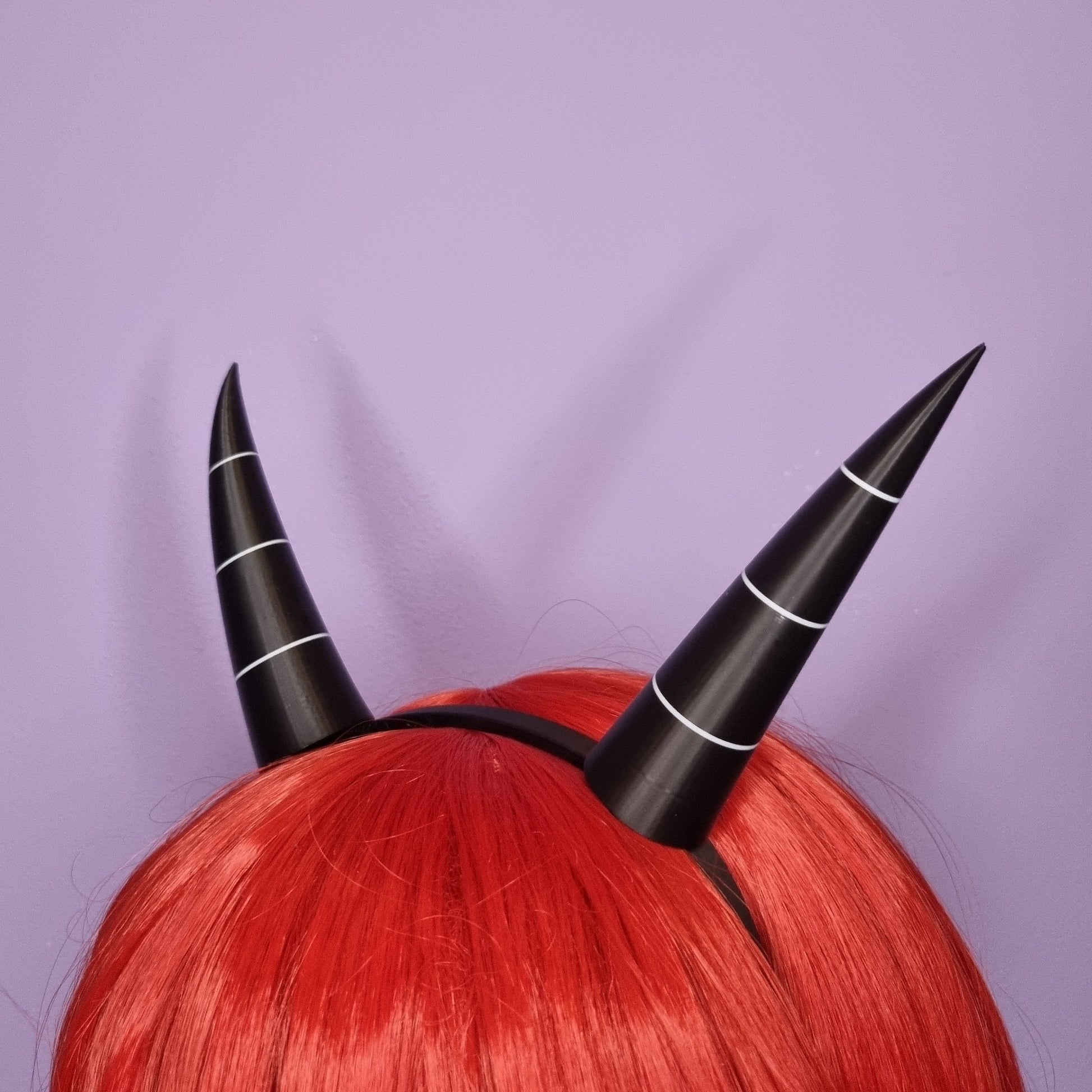 Horns for cosplay inspired by imp Millie from Helluva Boss