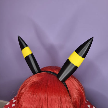 Cute black & yellow (or blue) cosplay ears