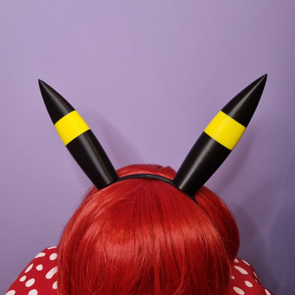 Cute black & yellow (or blue) cosplay ears