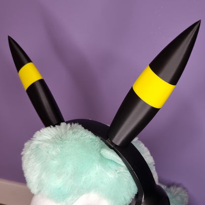 Headset accessory: black & yellow (or blue) cosplay ears