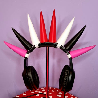 Headset accessory: 3d printed devil horns