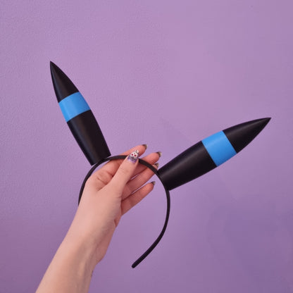 Cute black & yellow (or blue) cosplay ears