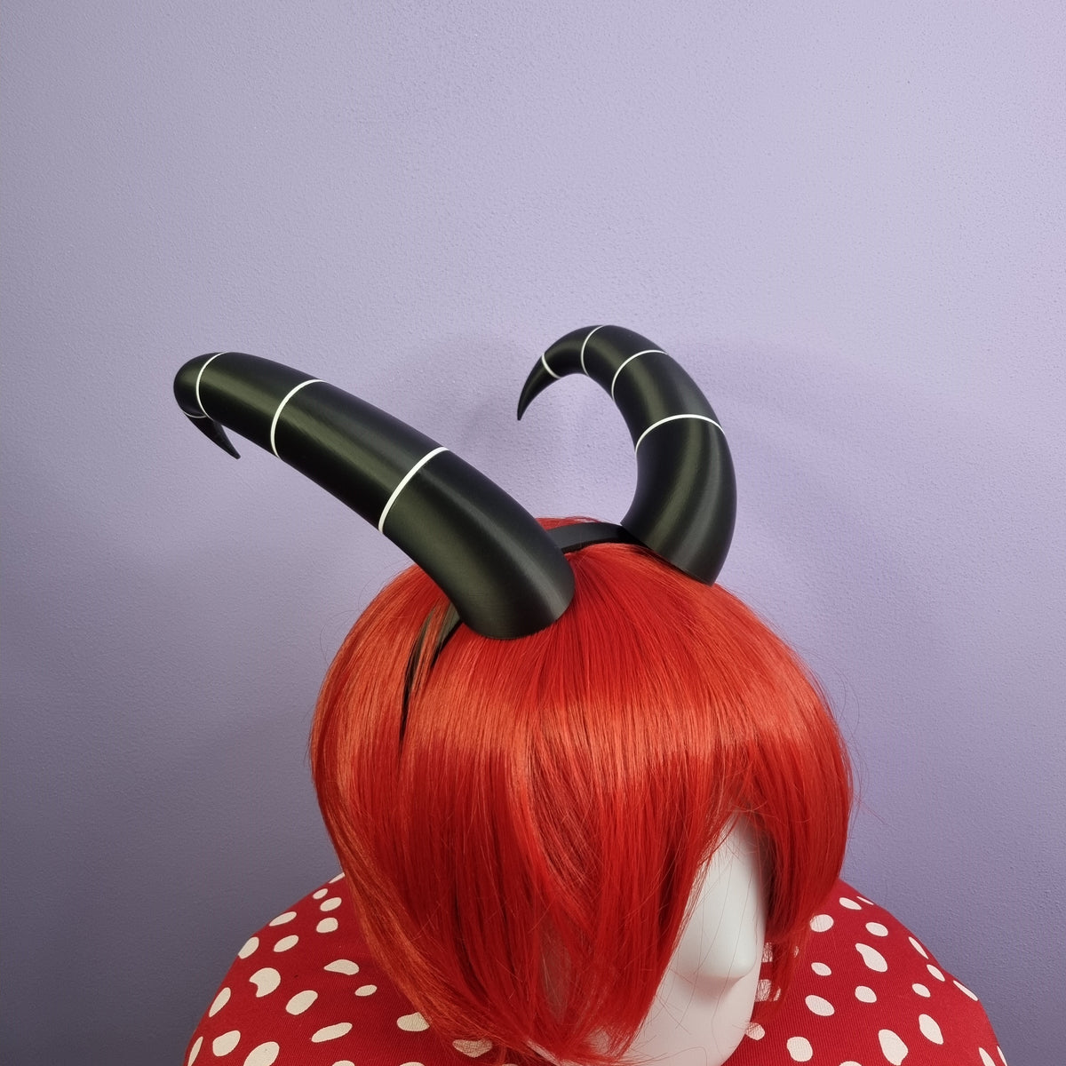 Customizable 3d printed imp cosplay horns on a headband! – Spicy Cat Crafts