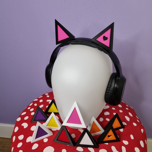 Headset accessory: cat (neko) ears