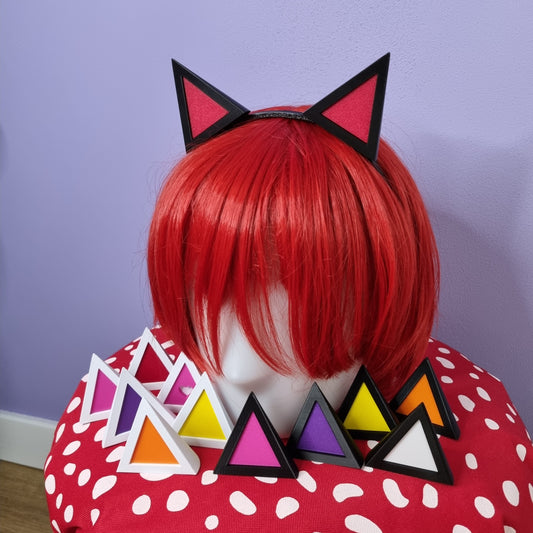 Cat (neko) ears with various inner colors