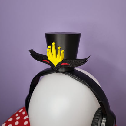 Headset accessory: Owl prince hat and crown