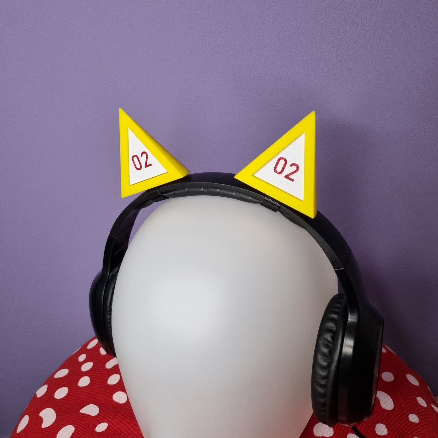 Headset accessory: cat (neko) ears, vocal mascots themed