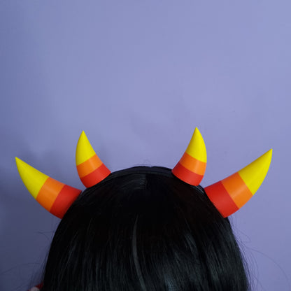 Cosplay gemini troll horns