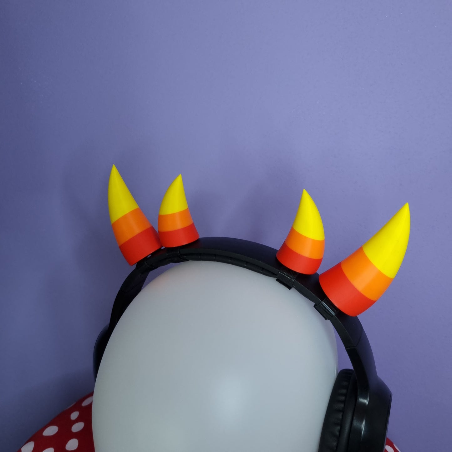 Headset accessory: Cosplay gemini troll horns