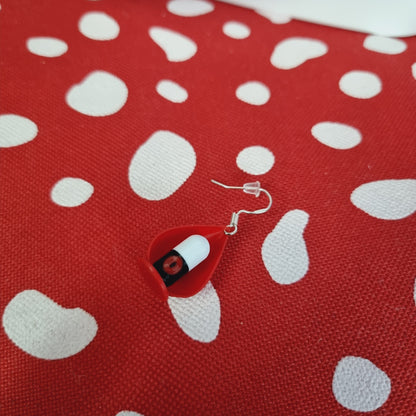 Radio microphone earrings