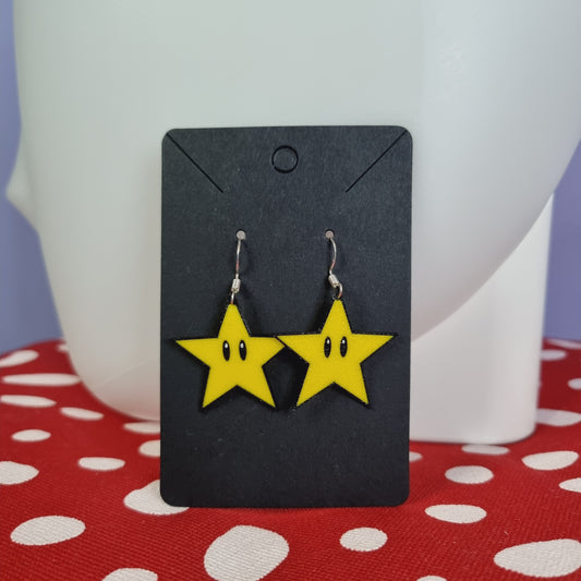 Shining star earrings