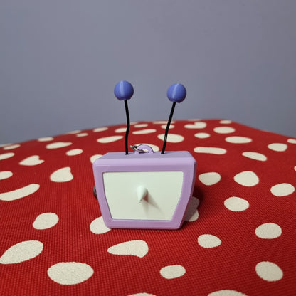 Tenna inspired keychain with swappable face