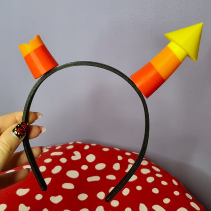 Cosplay sagittarius troll horns