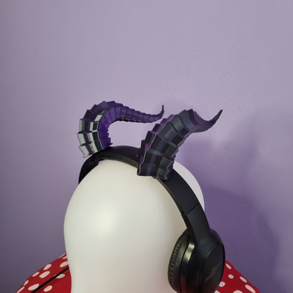 Dragon horns for headset