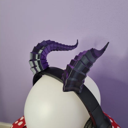 Dragon horns for headset