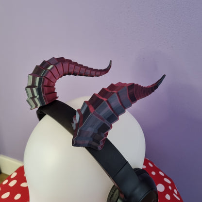 Dragon horns for headset