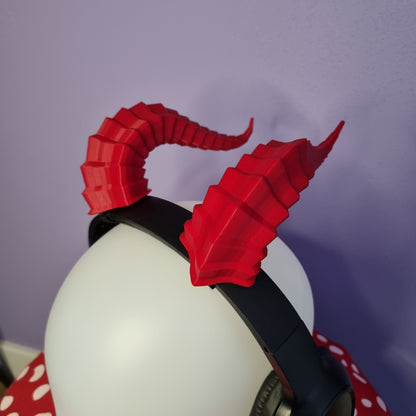Dragon horns for headset