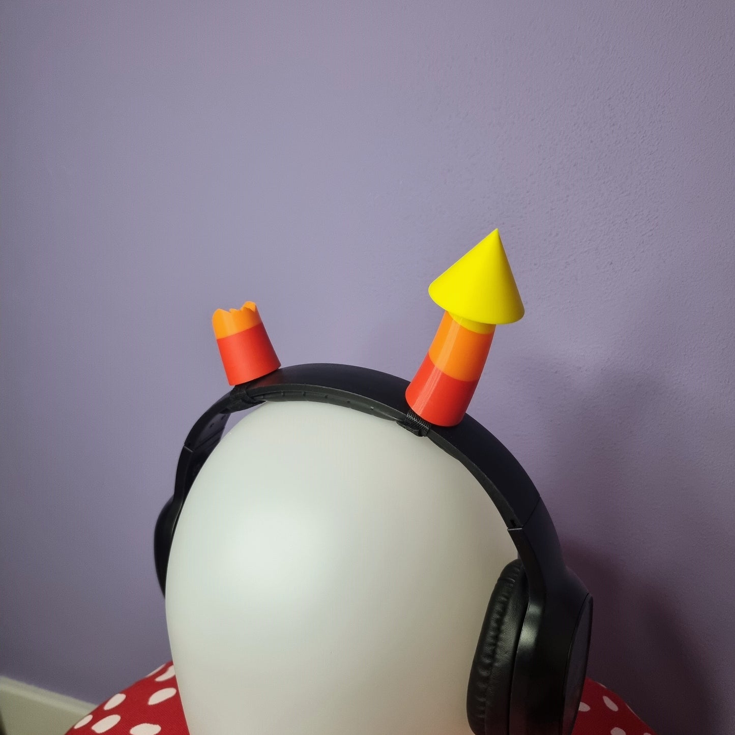 Headset accessory: Cosplay sagittarius troll horns