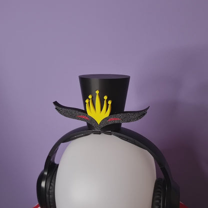 Headset accessory: Owl prince hat and crown