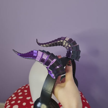 Dragon horns for headset
