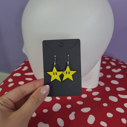 Shining star earrings