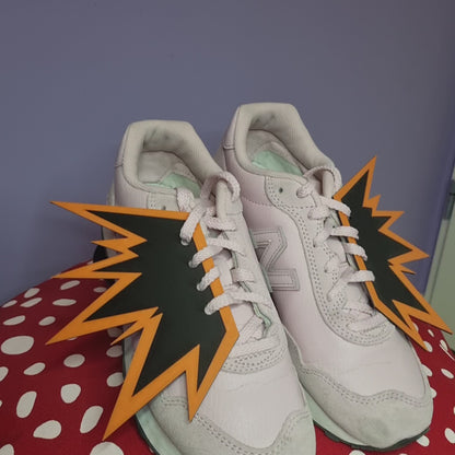 Bakugo inspired shoelace attachments