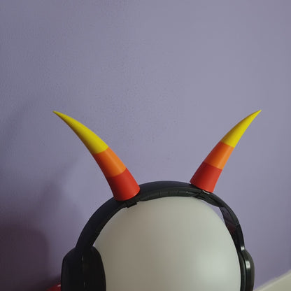 Headset accessory: Cosplay peixes troll horns