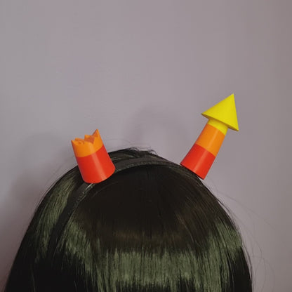 Cosplay sagittarius troll horns